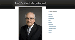 Desktop Screenshot of martin.petzoldt.eu